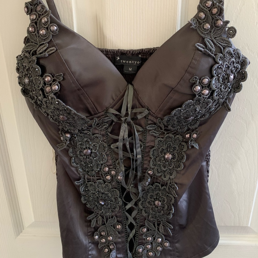 Forever 21 Vintage Bustier/Corset Top
